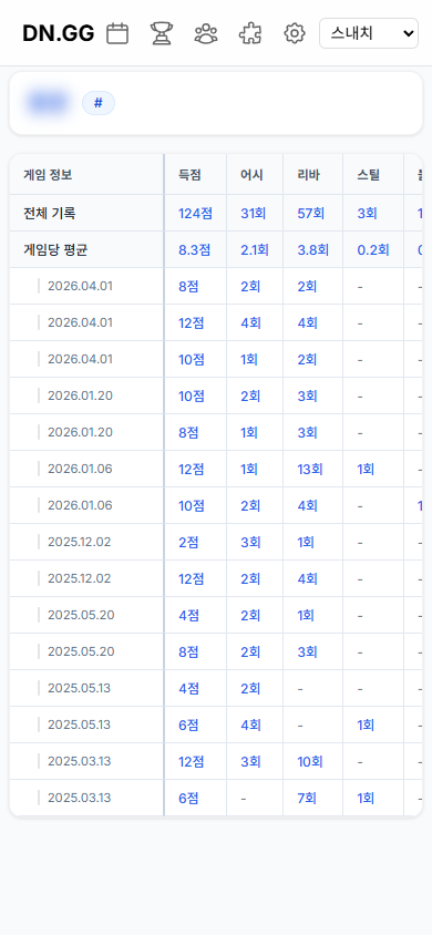 선수 상세 페이지